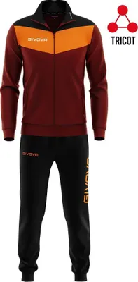Produktbild von Sportset Givova Campo Burgund-Orange - 3XS