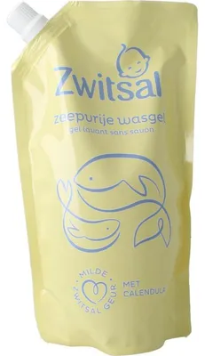 Produktbild von Zwitsal Waschgel ohne Seife, Nachfüllpackung (500 ml)