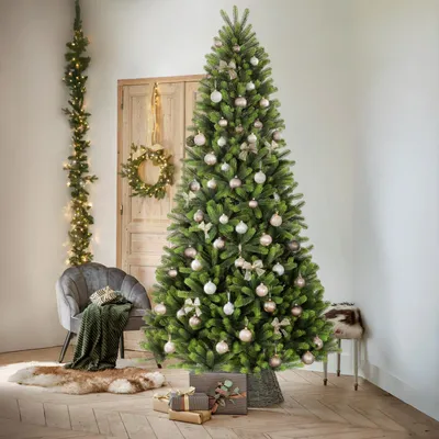 Produktbild von Salcar 210 cm Künstlicher Weihnachtsbaum Künstlich Tannenbaum Christbaum mit 1080 Spitzen aus 100% PE