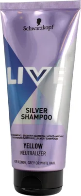 Immagine prodotto di SCHWARZKOPF Live Silver Shampoo Neutralizzatore Giallo per capelli 200ml