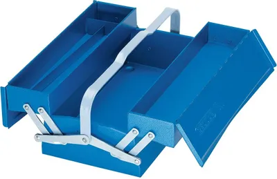 Produktbild von GEDORE 1263 L Werkzeugkasten, leer, 3 Fächer, 160x420x225 mm, 6608250