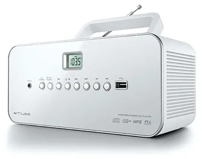 Productafbeelding van Muse M-28RDW, Digitaal, FM, MW, 522 - 1620 kHz, Speler, CD, CD-R, CD-RW, Volgende, Vorige, Herhaal alles, Herhaal één keer