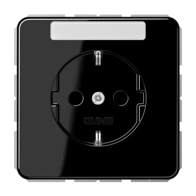 Zdjęcie produktu dla Jung CD1520BFKINASW Gniazdko SCHUKO® 16 A 250 V ~ czarne