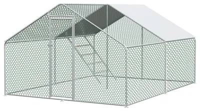 Obrázok produktu pre Kippienka – vonkajšia, rozmer 3 x 4 x 4 metre – oceľová konštrukcia – vodotesná PE tkanina – určené pre hospodárske zvieratá