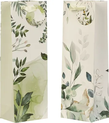 Produktbild von Geschenktaschen Geschenktüten jeweils im 4er Set 12x36x9cm Blumen
