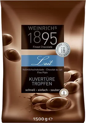A bag of chocolate drops.