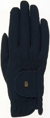 A single black glove is shown against a white background.