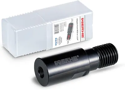 Productafbeelding van Adapter voor Kernboor - Boor Adapter - Diamant Boren - Gehard Staal - 1 1/4 inch UNC - Zwart