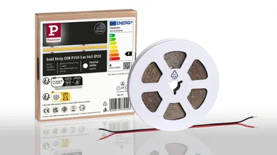 Productafbeelding van Paulmann Pro Strip LED-strip, goud, P150 COB, 940
