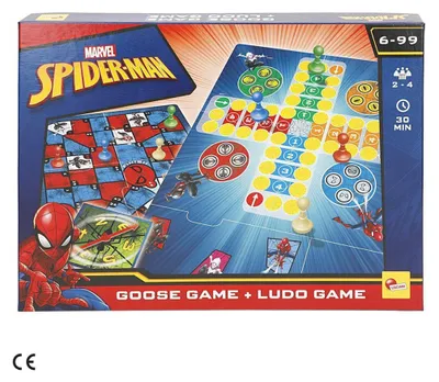 Image de Jeu de société Marvel Parchis & Oca Spider-Man, pour enfants, taille unique