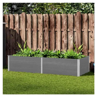 Produktbild von Hochbeet 250 x 100 x 54 cm WPC Grau