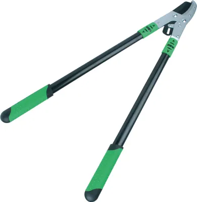 Produktbild von BRÜDER MANNESMANN Amboss-Astschere mit Ratsche (L) 737 mm schwarz / grün