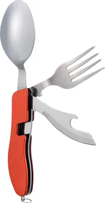 Produktbild von Campingbesteck klappbar 4 teilig Edelstahl Set Reisebesteck Essbesteck Outdoor Klappbesteck
