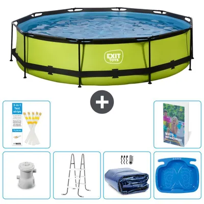 Immagine prodotto di Piscina gonfiabile rettangolare - 360x76 cm - Set da 5 pezzi - Modello S318