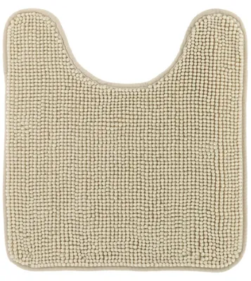 Produktbild von TENDANCE Badematte WC-Vorleger mit Ausschnitt 45 x 50 cm beige WC-Teppich Toilettenvorleger