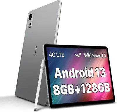 Tablet 10,1 Zoll Android 13 Tablet, G5 Tab Tablet, 8GB+128GB(TF 1TB),Octa Core,Widevine L1 Gaming Tablet,6000mAh Akku,13MP+8MP, 4G-LTE/Dual SIM/GPS