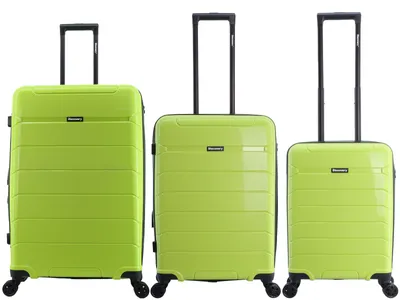 Produktbild von Discovery Skyward  PP Spinner Koffer Set Gr. S/M/L mit TSA-Zahlenschloss lime