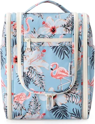 Imagen del producto de Estuche de aseo colgante, organizador, tamaño mediano, para guardar maquillaje, ideal para viajes