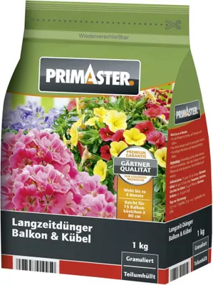 Produktbild von Primaster Langzeitdünger Balkon und Kübelpflanzen 1 kg