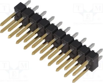 Obrázek produktu pro 1x Přímá konektorová lišta, samčí konektor, 20 pinů, 2,54 mm, typ 67996-220HLF, konektorové lišty