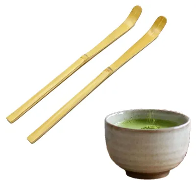 Matcha-Löffel 2er-Set – Bambus Chashaku für Teezeremonie