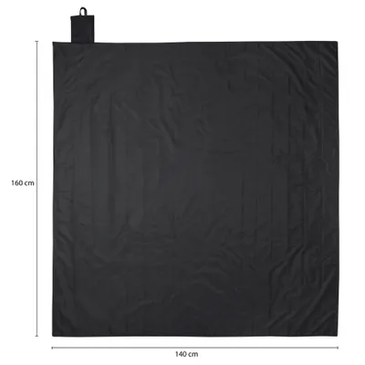 Produktbild von Olsen Store GmbH Picknickdecke, 160 x 140 cm, ultradünn, aus Nylon, mühelos tragbar und pflegeleicht, ideal für Picknick, Camping, Wandern