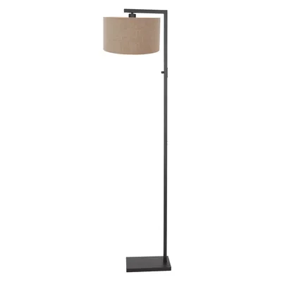 Immagine prodotto di Steinhauer - lampada da terra - Stang - nero - lino metallo - lampada d'atmosfera - E27 - 8217ZW