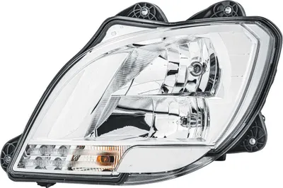 Imagen del producto de Faro delantero izquierdo, 24 V, H7/H1, marca HELLA, compatible con, entre otros, vehículos DAF CF