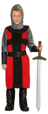 Produktbild von Ritter Kostüm für Kinder Gr. 98-146, Größe:128/134