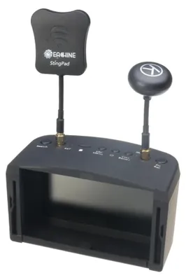 Immagine prodotto di Occhiali FPV - Modello EV800D - 5,8 GHz - 40 canali - Display da 12,7 cm - Risoluzione 800 × 480 - HD-DVR con diversità - Senza batteria