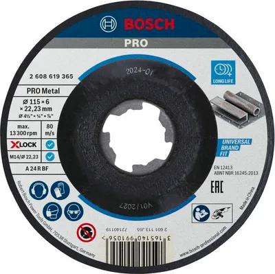 Produktbild von PRO Metal X-Lock Schleifscheibe, 115 x 6 x 22.23 mm