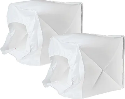 Produktbild von vhbw 2x Membranfilter kompatibel mit Kärcher NT 48/1, NT 351 Profi Staubsauger - Stofffilter-Set Weiß