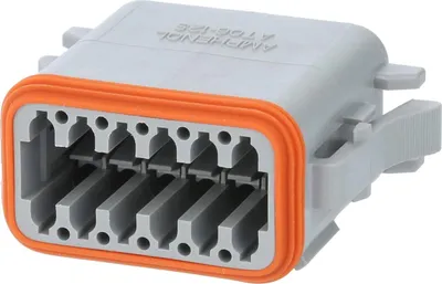 Produktbild von Amphenol AS-12SF 104 Kabeldose AT-Serie reduzierte Dichtung Buchse, Kodierung A, 12-polig, Crimpanschluss