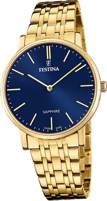Image de Festina montre homme Swiss Made montre-bracelet en acier inoxydable or D2UF20046/4