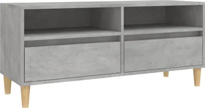 Produktbild von vidaXL TV-Schrank Betongrau 100x34,5x44,5 cm Holzwerkstoff