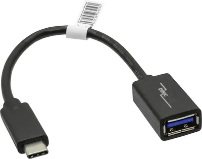 Produktbild von Adapter USB-C auf USB-A C Stecker/A Buchse OTG fähig USB 2.0 abwärtskompatibel