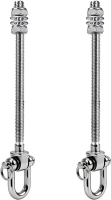 Produktbild von Schaukelhaken 2 Stücke, M10 Bolzen, 680 kg, Edelstahl, für Hängematte