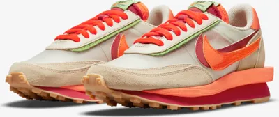 Produktbild von Nike LDWaffle x sacai x CLOT "Kiss of Death Net Orange Blaze", DH1347-100, Größe: 37,5