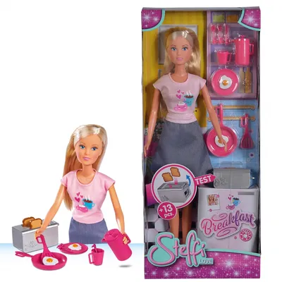 Produktbild von SIMBA Steffi Puppe serviert Frühstück
