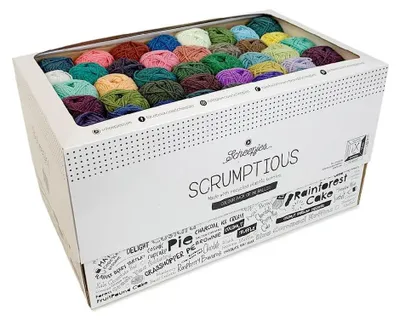 Immagine prodotto di Kit creativi per lavorare a maglia e all'uncinetto, con 80 mini gomitoli