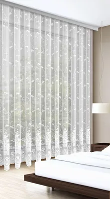 Produktbild von Fertigstore weiß 245 x 300 cm  mit Gardinenband - Albani