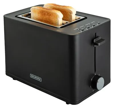 Obrázok produktu pre Bourgini 14.0402.00.00, 2 krajcov, Čierna, Tlačidlá, Páka, Otočné, 850 W
