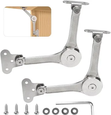 Produktbild von MTTProducts – Türhaltevorrichtungen mit Verschluss – Möbelbefestigung – Hochwertige Qualität – 2 Stück – Für Küche und Schränke – Geeignet für Holzladeschubladen