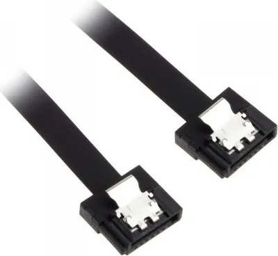 Produktbild von Akasa SATA 3 Proslim Kabel 15cm - gerade schwarz
