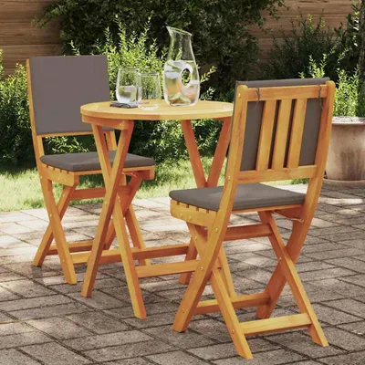 Produktbild von Maison Exclusive - Bistrogarnitur 3 stk. Öl-Natur Massivholz Akazie