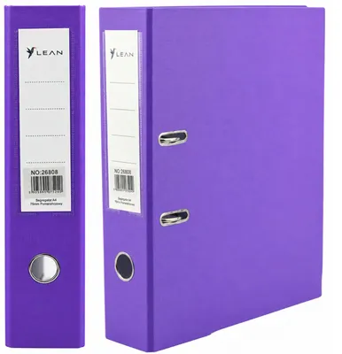 Image de Classeur à documents A4/80 mm avec mécanisme à levier violet