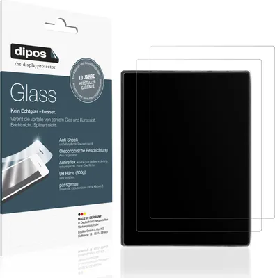 Produktbild von 2x Schutzfolie für Weintek cMT2078x matt - Anti-Shock 9H Folie dipos Glass Kunststoffglas
