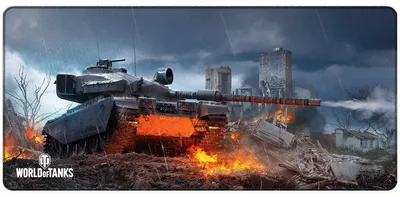 Produktbild von World of Tanks Mauspad Centurion Action X Fired Up - 90 x 42 x 0,3 cm