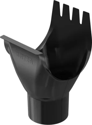 Zdjęcie produktu dla BRYZA Ocynkowany bojler Ø 125/90 mm, czarny RAL 9005
