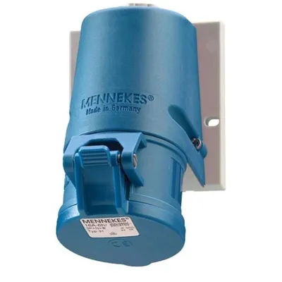 Productafbeelding van Mennekes 32A3P 6H230V Wanddoos 1346 TwinCONTACT, beschermingsgraad IP44